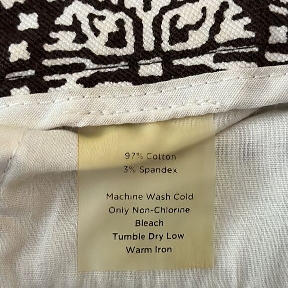 Talbots Shorts 10P Stretch Mid-Rise Bermuda Golf Brown Cream #1 - Picture 12 of 12